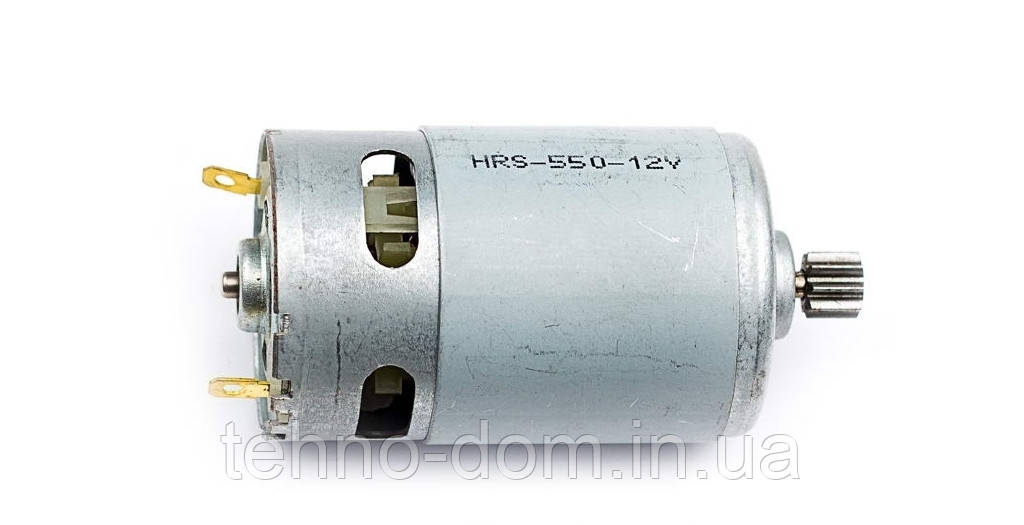 Мотор шурупокрута 12 V, 12 зубів