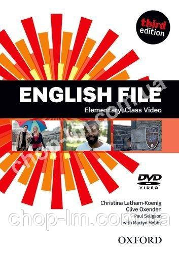English File 3rd Edition Elementary Class DVD / Відео диск до курсу третє видання