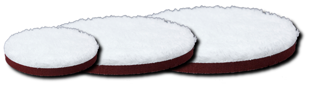 Полірувальний круг микрофибровый ріжучий 2 шт. - Meguiar's DA Microfiber Cutting Disc 5" 140 мм. білий (DMC5), фото 3