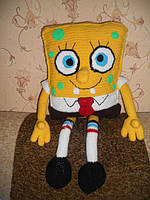 В'язана іграшка Губка Боб=)