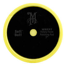 Полірувальний круг середньої жорсткості - Meguiar's Rotary Foam Polishing Pad 7" 178 мм. жовтий (WRFP7), фото 2
