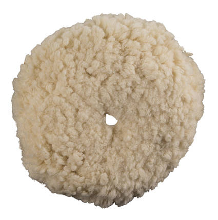 Полірувальний круг вовняний - Meguiar's Rotary Wool Pad 8" 203 мм. білий (WRWC8), фото 2