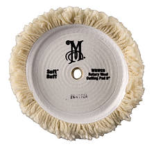 Полірувальний круг вовняний - Meguiar's Rotary Wool Pad 8" 203 мм. білий (WRWC8), фото 3