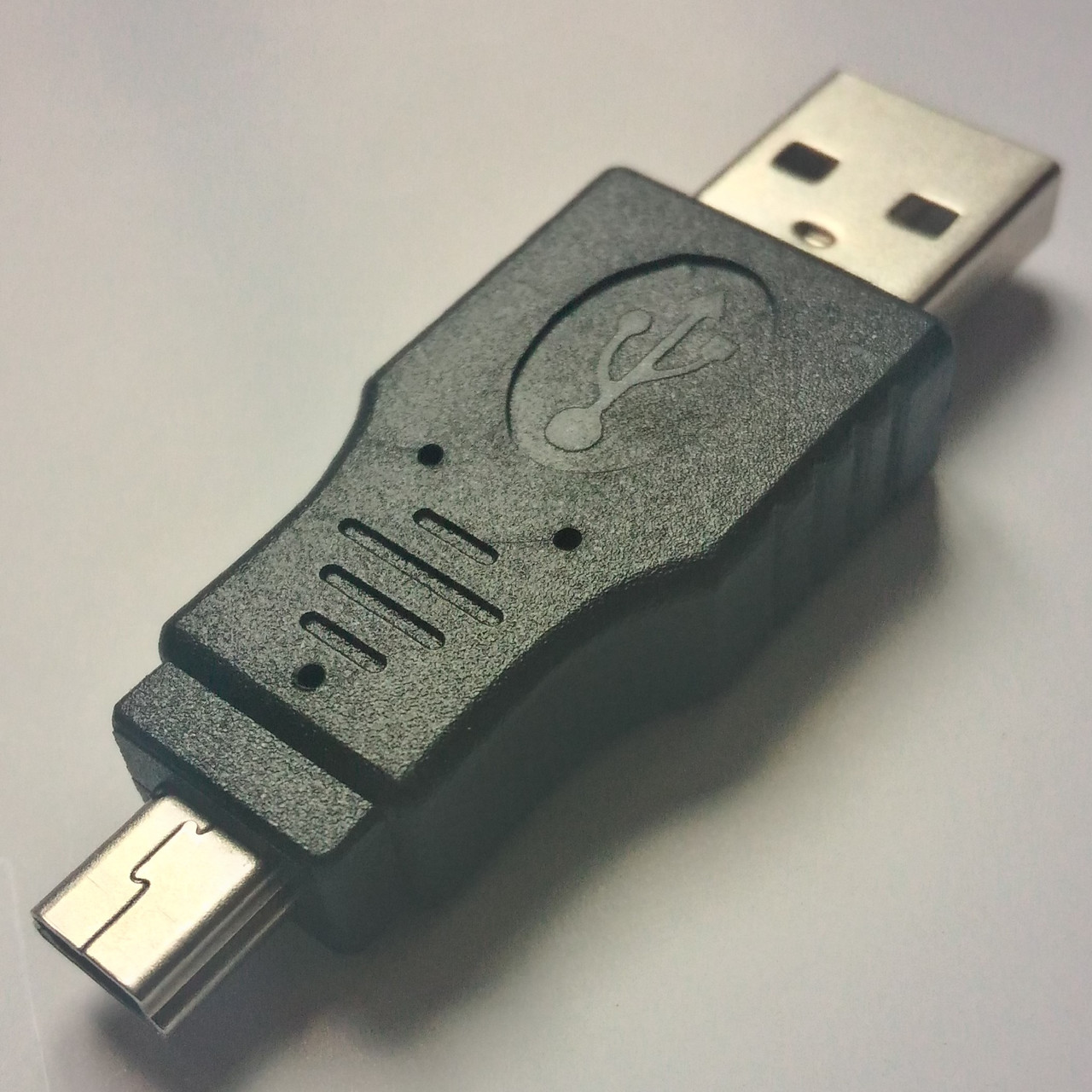 Перехідник USB AM (тато) - mini USB 5M (тато)
