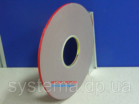 3M™ VHB™ 4941F - Двосторонній монтажний скотч 3М для зовнішніх і внутрішніх робіт, 6,0х1,1 мм, рулон 33 м, фото 1