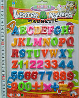 Магнітні літери цифри та знаки англійський алфавіт 2,5 см, літери на магніті