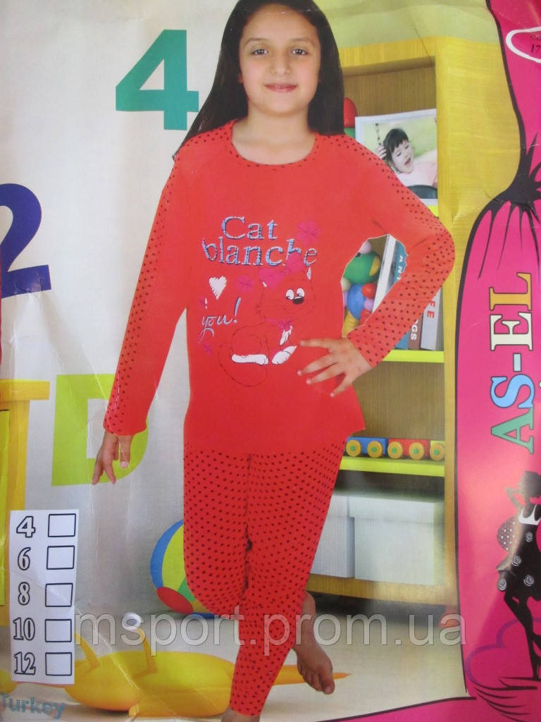 Піжами бавовняні для дівчаток., фото 1