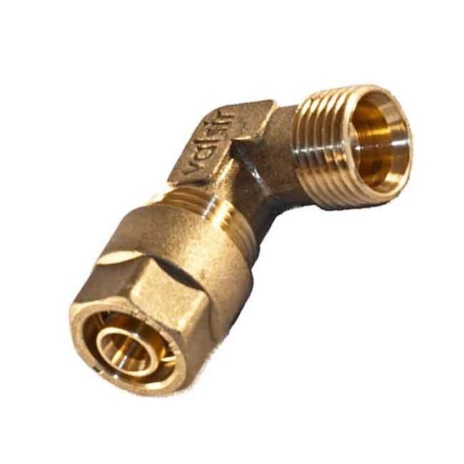 Кут ø 20х3/4" із зовнішньою різзю Valsir 2.5 (Італія)