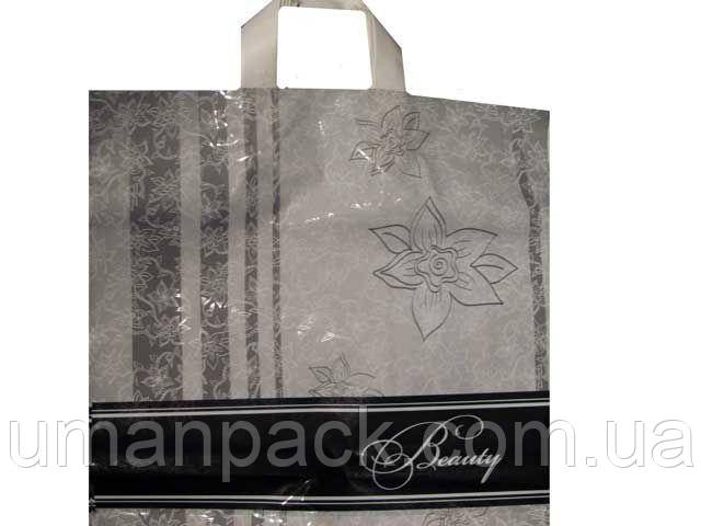 Пакет поліетиленовий з петлевою ручкою середній плотний "Б'юті Матовий" 4327 (40*38) 100мк ДПА (50 шт)