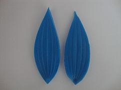 Силіконовий вайнер "Лист лілії"