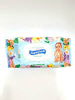 Влажные салфетки Baby Superfresh для детей и мам с клапаном