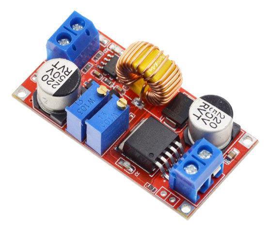 XL4015 DC CC/CV стабілізатор знижувальний 6-38В — 1.25-36В, 0-5А