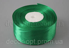 Стрічка атласна зелена 4,00 см 36ярд 19