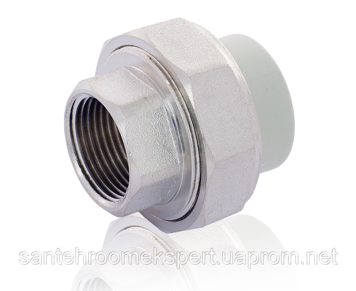 Зганяння американка 25*3/4 з внутрішньою різьбою ППР FADO, фото 1