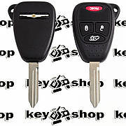 Ключ для Chrysler (Крайслер) 3 кнопки + 1, чип ID46 (PCF7941), 315 MHz
