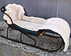 Конверт у санки, коляску на вовчині "Снежинка", фото 7