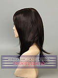 Перука - полусистема для літа Melissa Mono Original брюнетка, фото 3