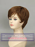 Легка перука для літа Kristen (Термоволосся) русявий колір, частково на сітці, фото 2