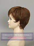 Легка перука для літа Kristen (Термоволосся) русявий колір, частково на сітці, фото 3