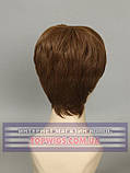 Легка перука для літа Kristen (Термоволосся) русявий колір, частково на сітці, фото 4