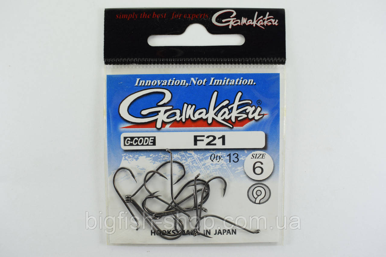 Гачки Gamakatsu F-21 No6