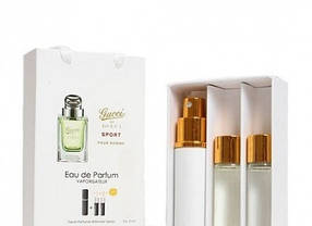 Gucci by Gucci Sport edt 3x15ml - Trio Bag Скидка All 287