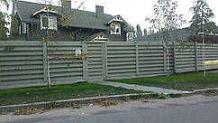 Дерев'яні паркани для приватного будинку