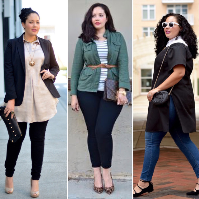 стильна одяг великих розмірів для жінок