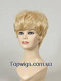 Перука - полусистема для літа Tina Mono Original кольору блондин з теплим відтінком, фото 2