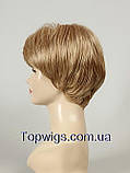 Перука - полусистема для літа Tina Mono Original кольору блондин золотого відтінку, фото 3