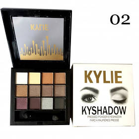 Палитра теней KYLIE Kyshadow 12 оттенков 02 Скидка All 371