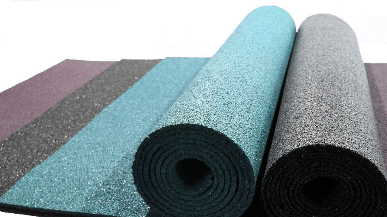 Гумовий килимок 1200х2400х15 блакитний