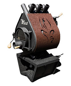 Опалювальна конвекційна піч Rud Pyrotron Кантрі 00 з декоративною обшивкою (коричнева)