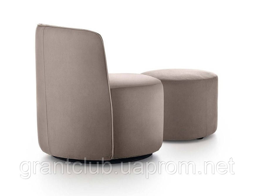 Современное круглое вращающееся кресло Chloè фабрика Ditre Italia - фото 2 - id-p567918863