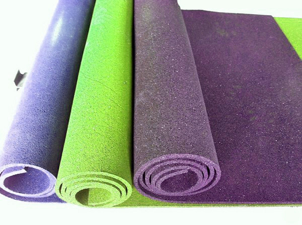 Гумовий килимок 1200х2400х15 м'ятний