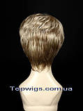 Перука - полусистема для літа Zizi Mono Original мелірування блондин з холодним відтінком, фото 4