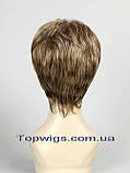 Перука - полусистема для літа Zizi Mono Original мелірування холодного світло-русявого кольору, фото 4