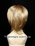 Перука - полусистема для літа Veronica Mono Original мелірування колір блондин з пшеничним відтінком, фото 4