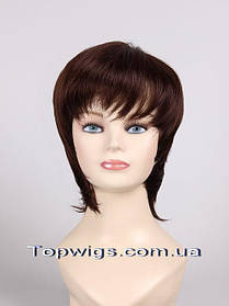 Перука - полусистема для літа Veronica Mono Original колір бургунд