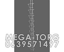 Політ універсальний 10 кишень. Висота 170 см, висота кишені 10 см, ширина кишені 166 мм