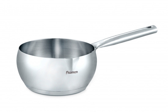 Ківш "Diana" 12х6см/0.7 л з індукційним дном з нержавіючої сталі Fissman, фото 1