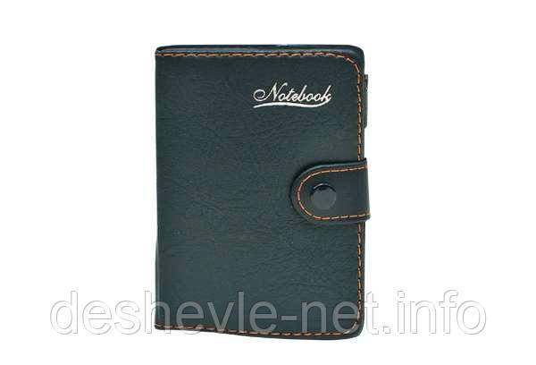 Блокнот "Notebook" А7, 76л, клітка на кнопці з ручкою, фото 1