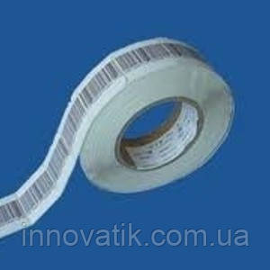 Антикражная етикетка 40х40 штрихкод Антикражная етикетка 40х40 штрихкод