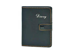 Блокнот "Diary" А7, 76л, клітка на кнопці з ручкою