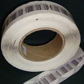 Кругла антикражна етикетка штрих-код