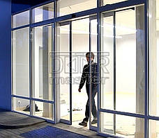 Автоматические двери Farwill ECOslide. АЗС "Авиас" (г. Днепр) 04.02.2014 1