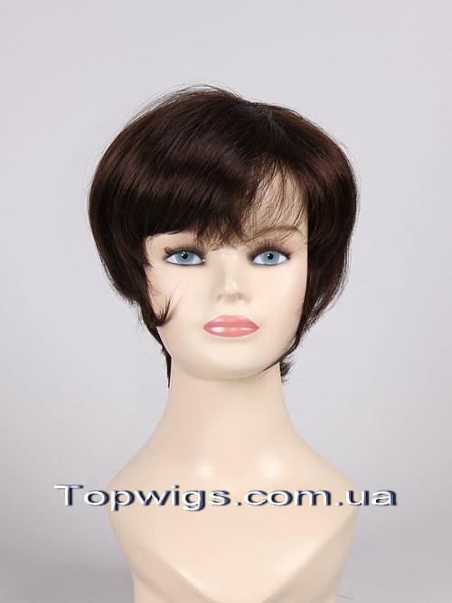 Перука - полусистема для літа Elena Mono Original колір шоколад, фото 1