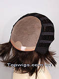 Перука - полусистема для літа Elena Mono Original колір шоколад, фото 5