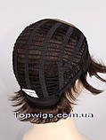 Перука - полусистема для літа Elena Mono Original колір шоколад, фото 6