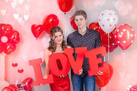Фотосессия ко Дню святого Валентина "Воздушное настроение" г. Полтава 3